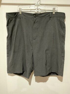 Lee Air Flow Shorts Mens 40 Charcoal Gray Performance Golf Casual